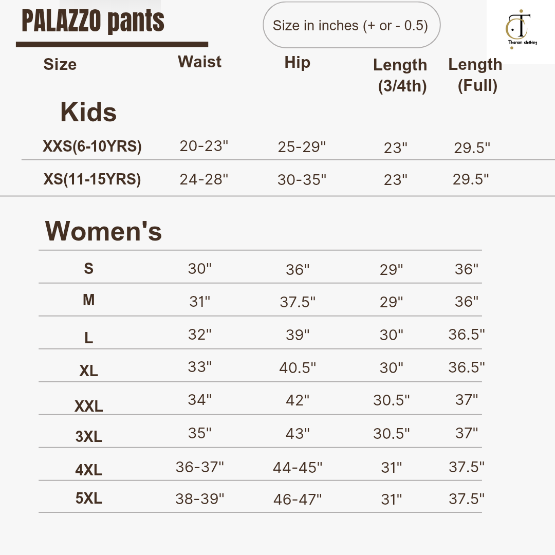 Women's Palazzo pant Full length - Navy