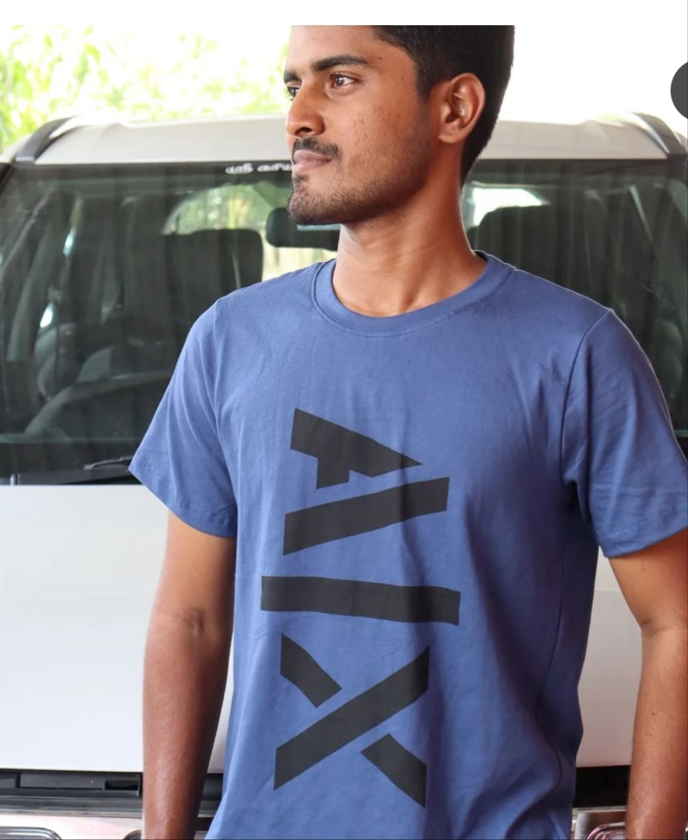 Unisex Short Sleeve T shirt - Blue