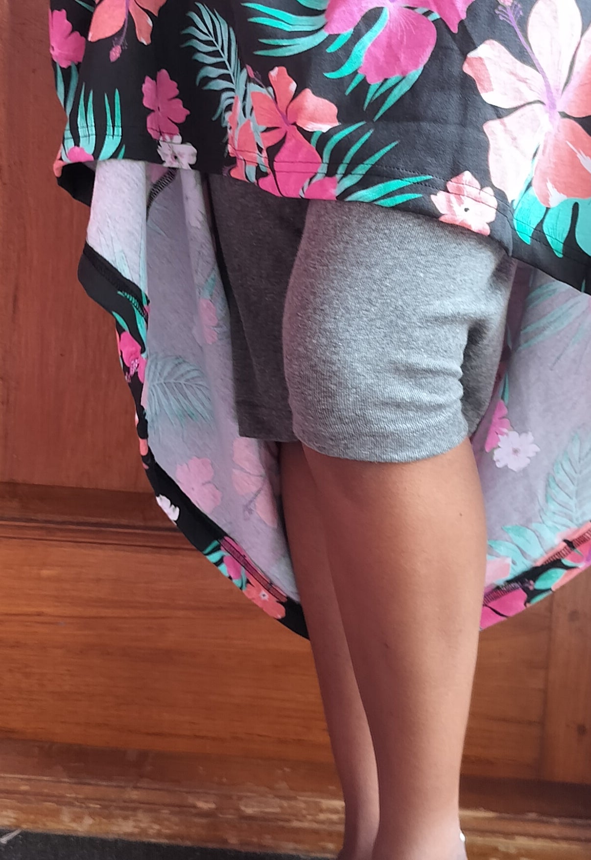 Knee Length Pant (Dark Ash grey)