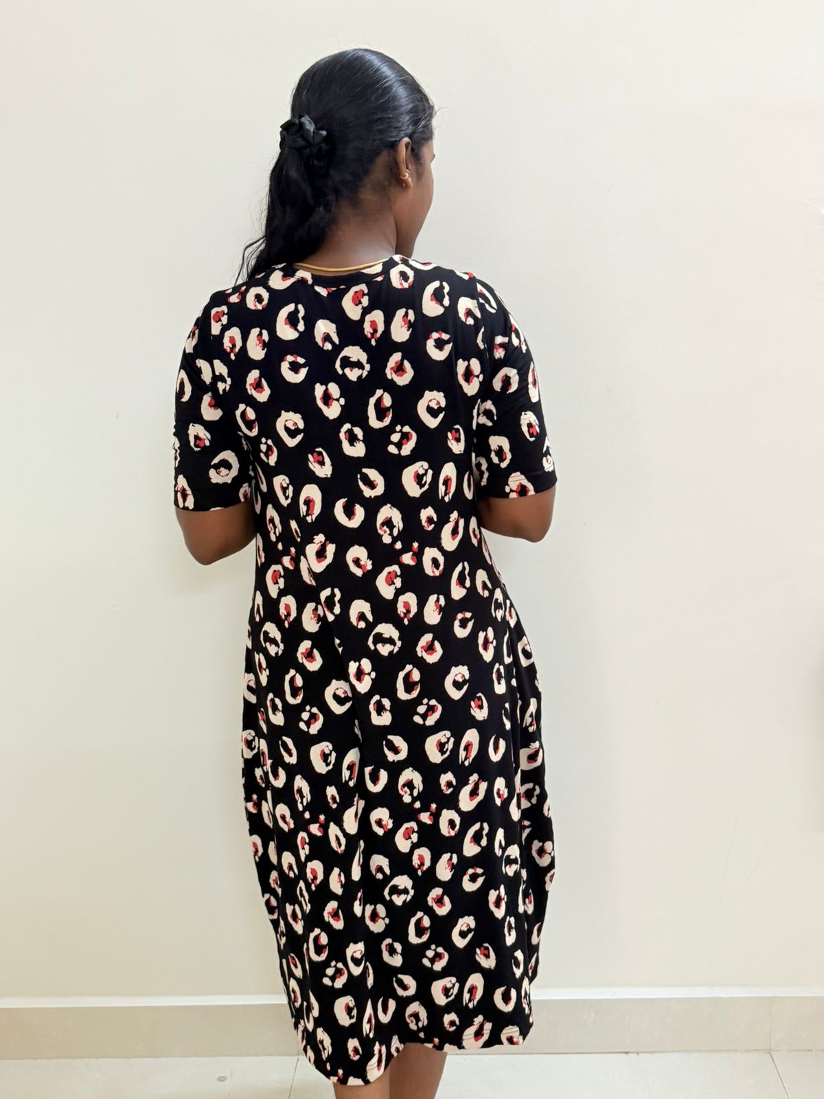 2 in 1 Lounge KURTAAS / Long polo dress - Black classic