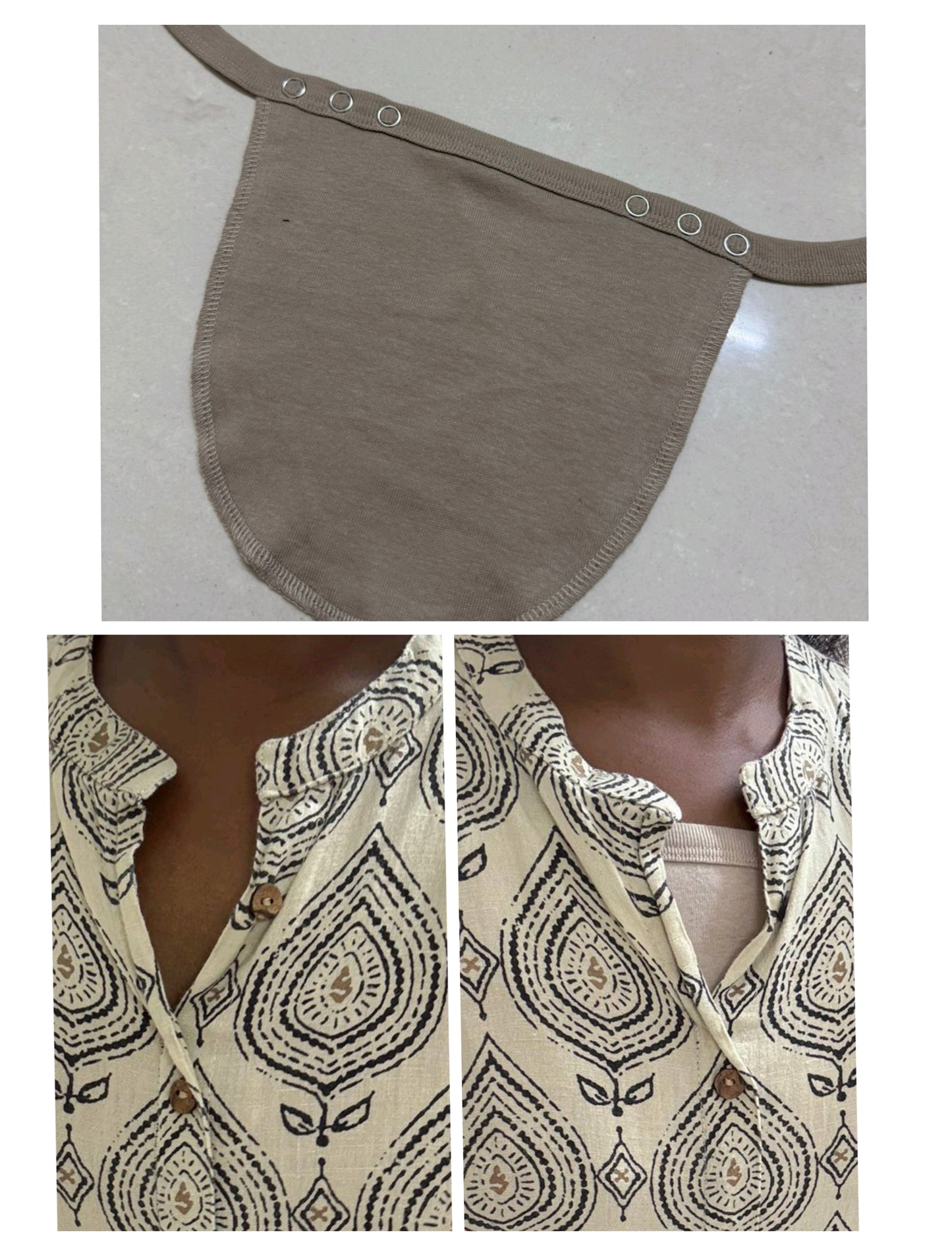 Deep Neck Hider Free size - Skin