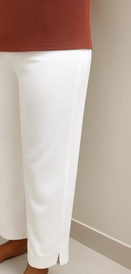 Prebook: Women's Straight pant - White