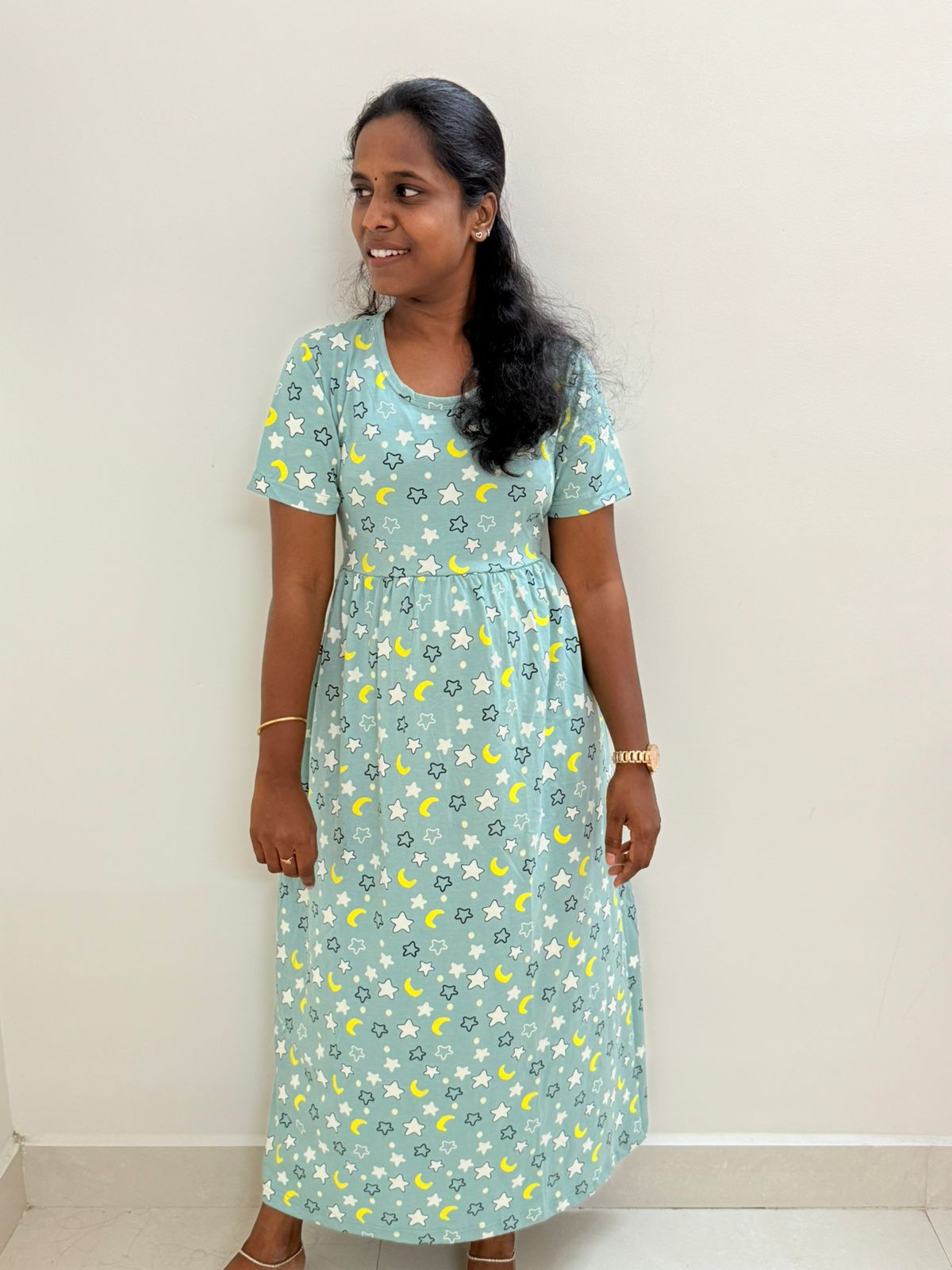 Women's Non feeding Lounge wear - TCLN10 -Magic Moon and star