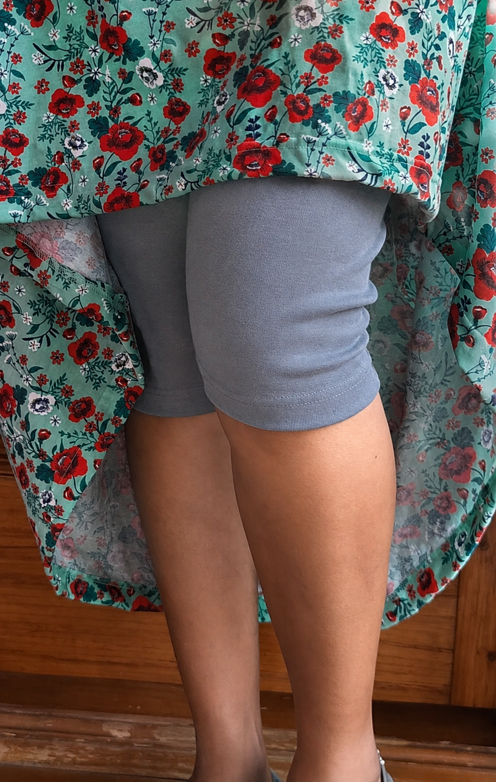 *Ready to dispatch* - Knee Length Pant (Blueish Grey)