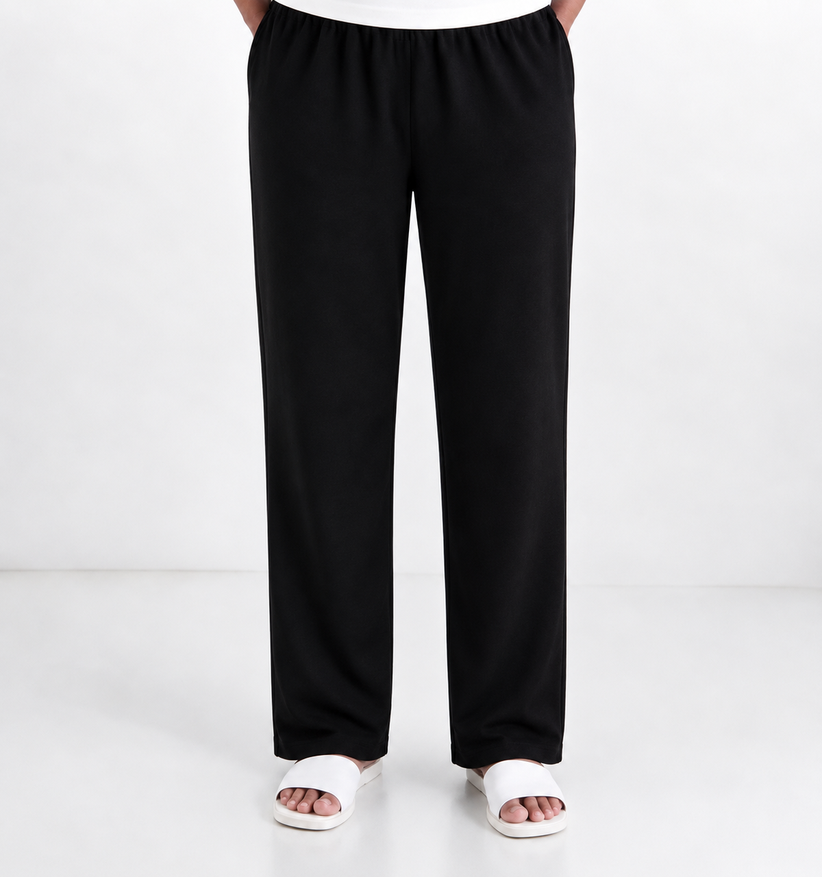 *PREBOOKING* - ***(Pick any 3 colour at offer )*** - Women's Straight pant - Black