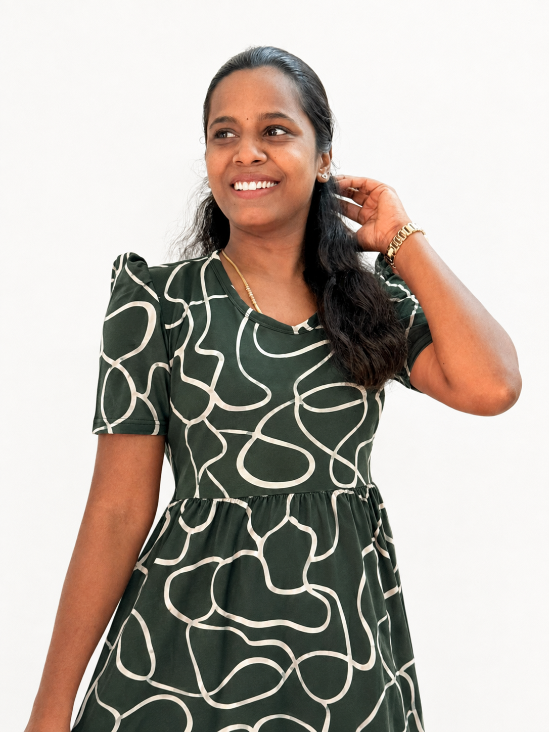 *PREBOOKING* - Premium - Women's Non feeding Lounge wear puff sleeves - Green ziggus lounge wear