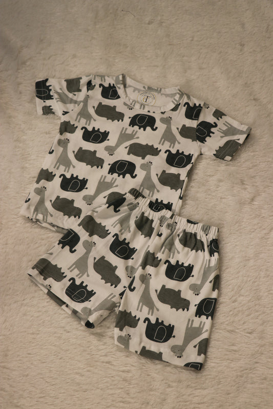 Kids Wear - Unisex Coord sets - Kutti Elephant