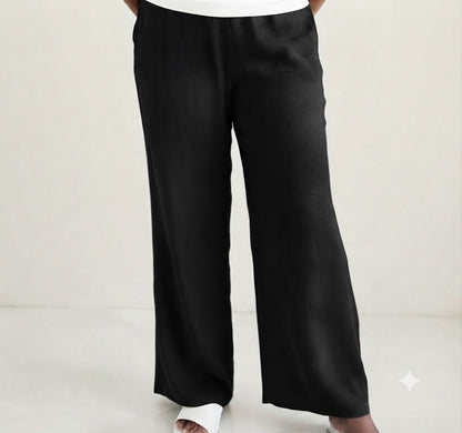 Women's Palazzo pant Full length - Black