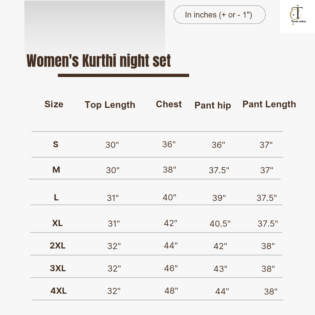 Prebooking** - Premium Women's Kurthi night set  - Pink mini pattas kurthi set