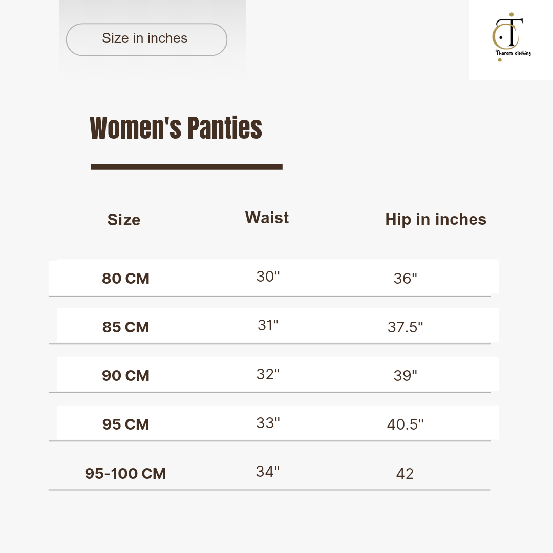 Women's inner wear (Panties) - Pack of 3 (Dark colours)
