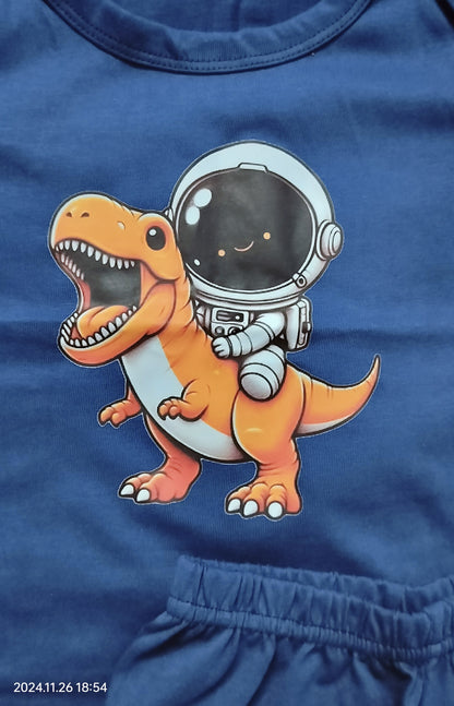 Kids Printed Vacation Sets - TCKA01 - Dino Space