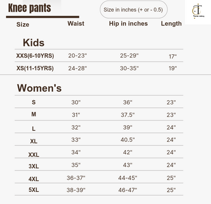 Knee Length capris (Chocolate brown)