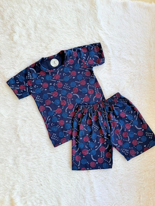 Kids Wear - Unisex Coord sets - Mini balls