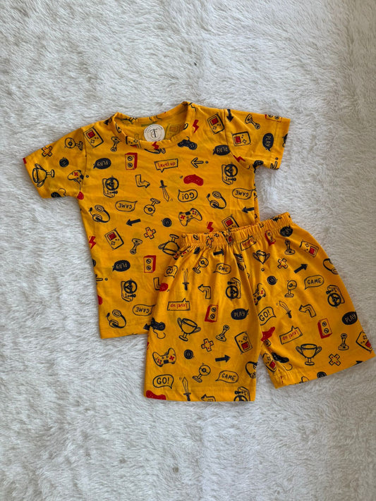 Kids Wear - Unisex Coord sets - Gaming mode