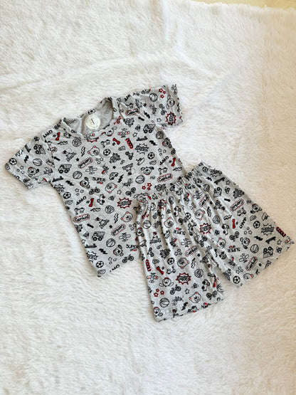 Kids Wear - Unisex Coord sets - Miniature arts
