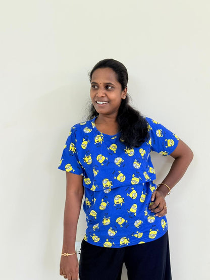 Premium quality - Women's Feeding tshirt - SPECIAL COMBO - Minion gang