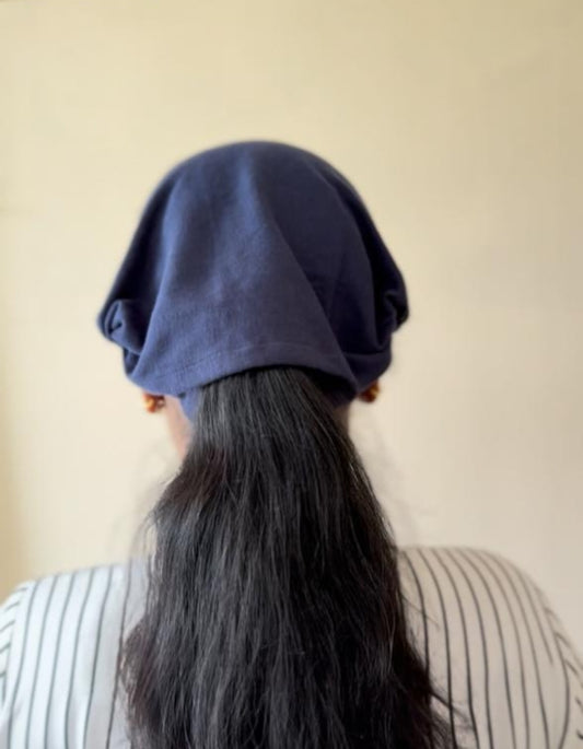 Unisex Helmet cap Free size - Navy