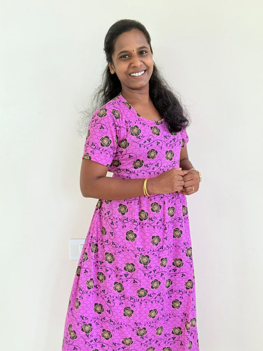 Women's Non feeding Lounge wear - TCKN03 - Purple rose