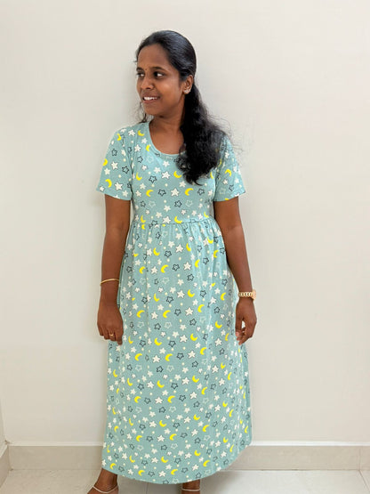 Women's Non feeding Lounge wear - TCLN10 -Magic Moon and star