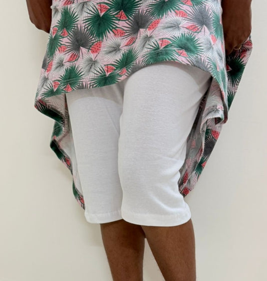 Knee Length Pant (White colour)