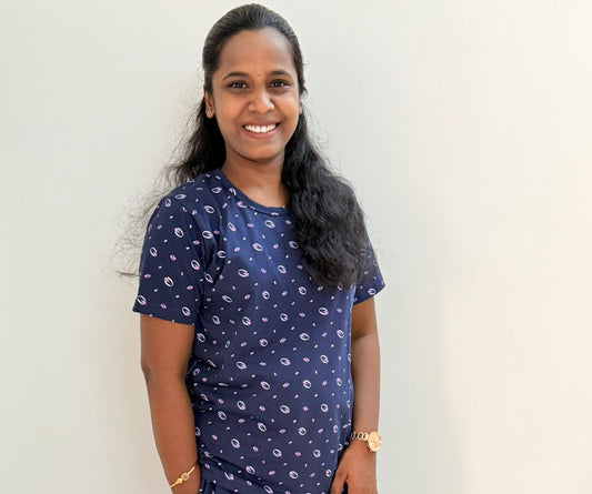 Premium quality - Women's normal tshirt - Navy ring