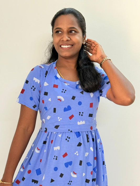 Premium quality Feeding Lounge wear - TCMF04 - Blue beee
