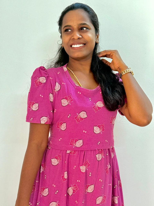 Premium quality Feeding Lounge wear Puff sleeves - TCMF01 - Oodha virundhu