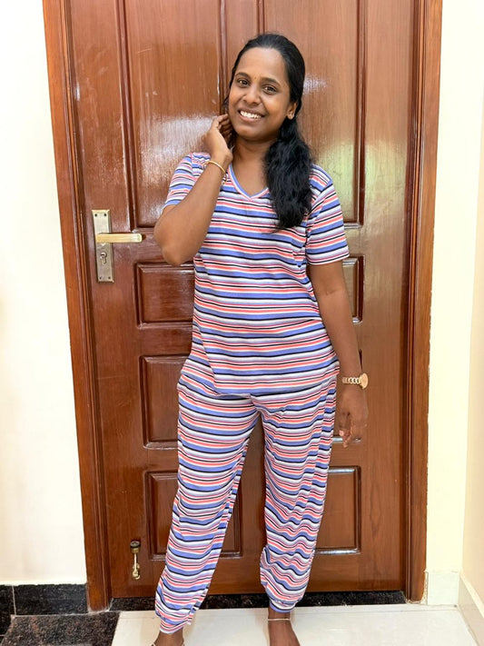 Prebooking - Women's stretchy cuff set - Bold stripes