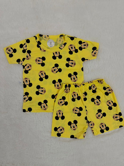 Kids Wear - Unisex Coord sets -Micky mouse coords set