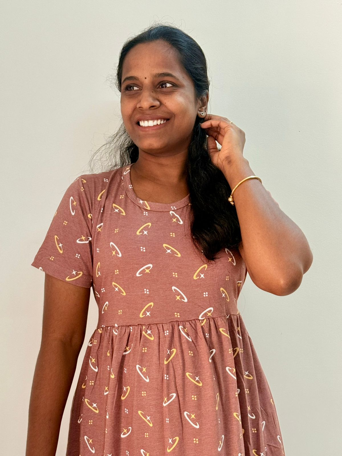 Premium - Women's Non feeding Lounge wear - TCMN07 - Creamy moon