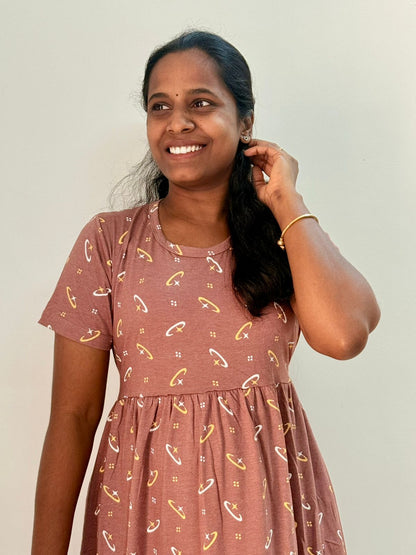 Premium - Women's Non feeding Lounge wear - TCMN07 - Creamy moon