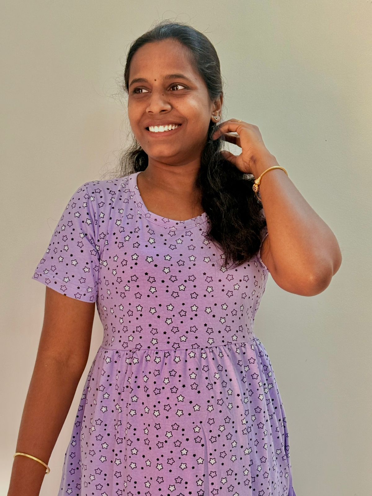 Premium - Women's Non feeding Lounge wear - TCMN04 - Lavender Star