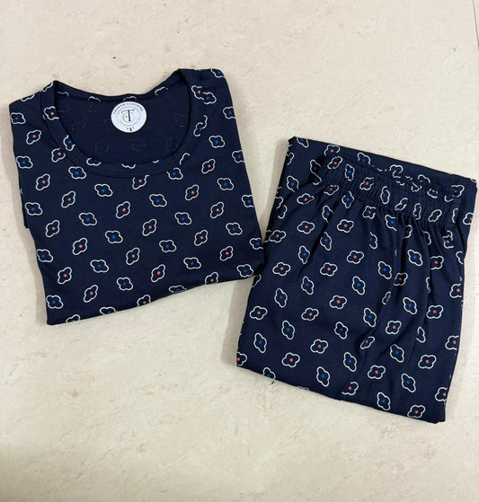 Women's 3/4 th Palazzo coord set - Eclipse ide