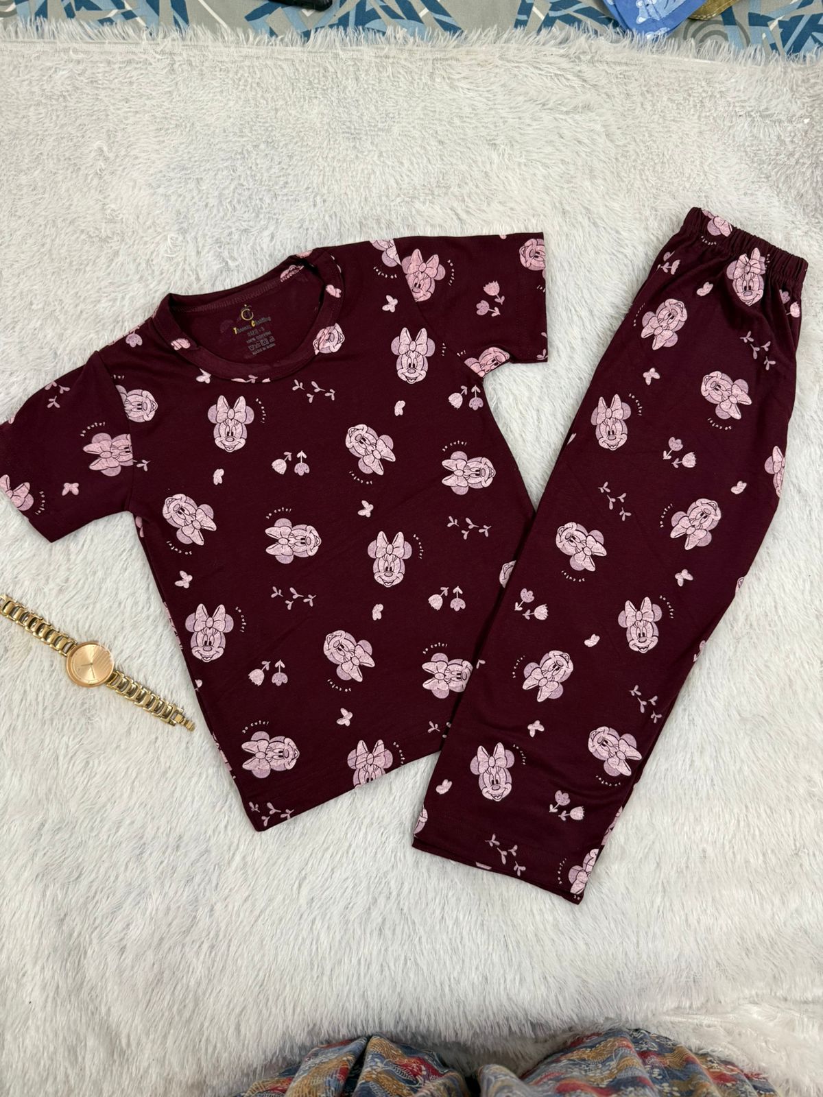 Kids Wear - Unisex Pyjama set - Merron Micky