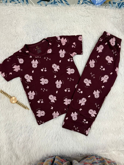 Kids Wear - Unisex Pyjama set - Merron Micky