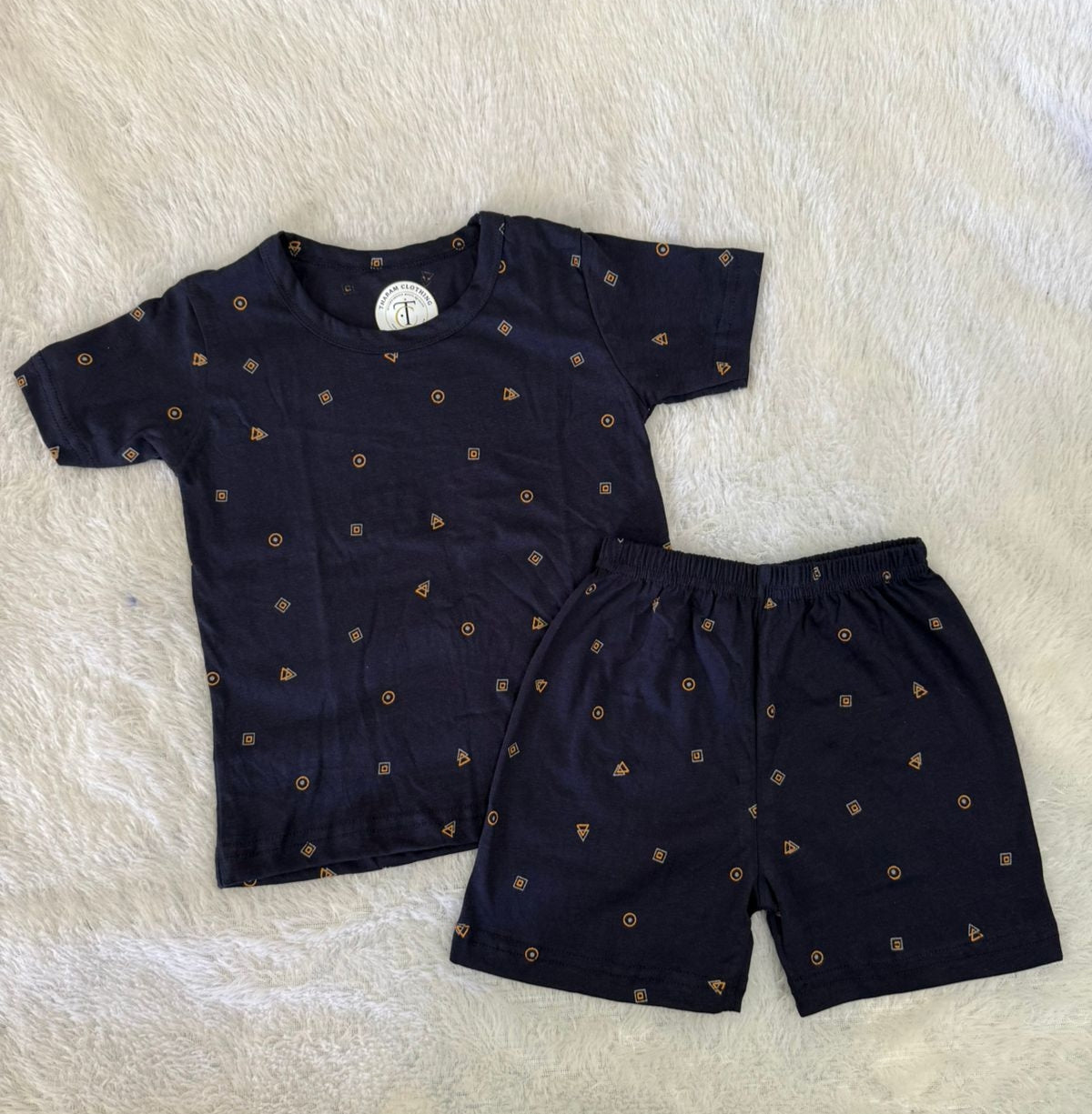 Kids Wear - Unisex Coord sets - Gold coin coords set