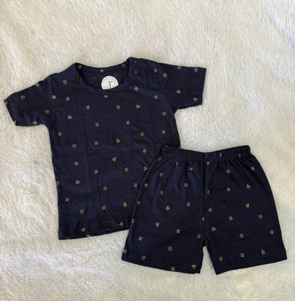 Kids Wear - Unisex Coord sets - Gold coin coords set