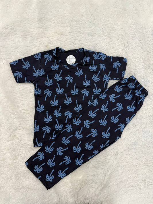 Kids Wear - Unisex Pyjama set - Coco trees