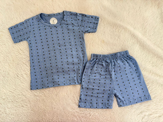 Kids Wear - Unisex Coord sets - Sky cops coords set