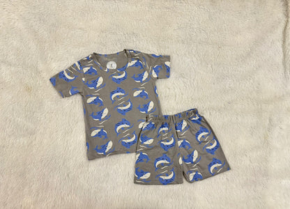Kids Wear - Unisex Coord sets - Dolphin love
