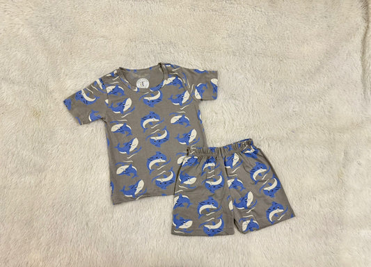 Kids Wear - Unisex Coord sets - Dolphin love