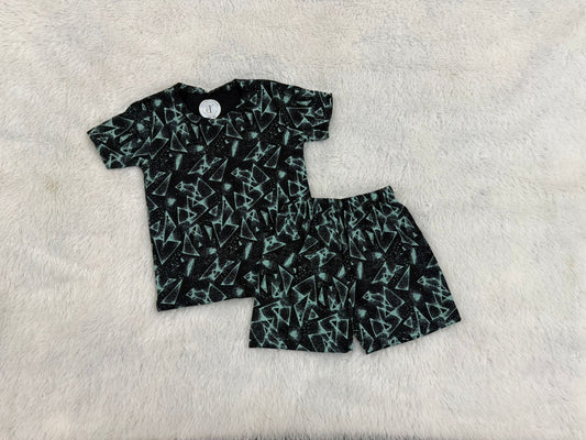 Kids Wear - Unisex Coord sets - Black radiant