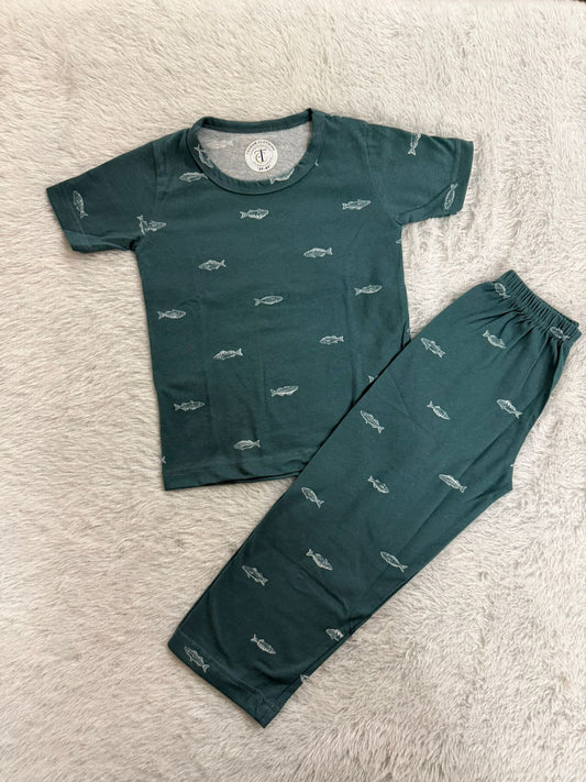Kids Wear - Unisex Pyjama set - Meenu kutti