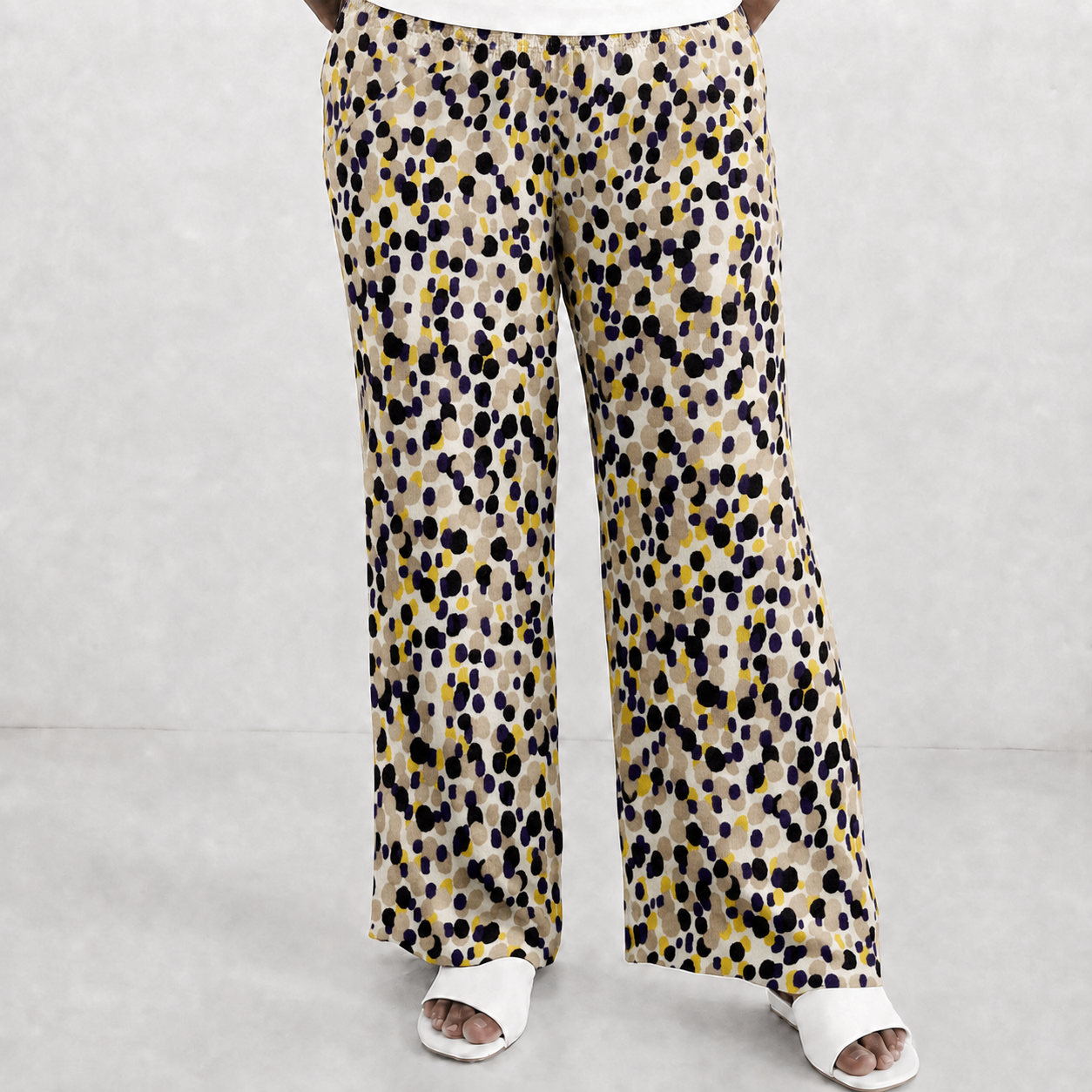 *Prebooking* - STRETCHABLE Women's Printed Palazzo pant Full pant - Tiggo Gold palazzo pant
