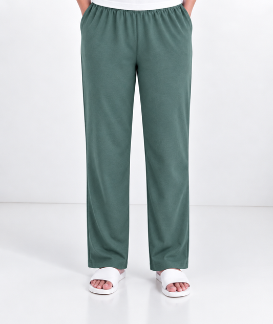 *READY TO DISPATCH* - ***(Pick any 3 colour at offer )*** - Women's Straight pant - Rust green colour straight pant