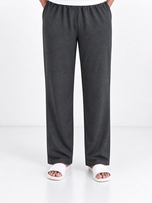 *Ready to dispatch* - ***(Pick any 3 colour at offer )*** Women's Straight pant - Elephant grey