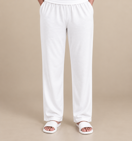 *PREBOOKING* - ***(Pick any 3 colour at offer )***- Women's Straight pant - White