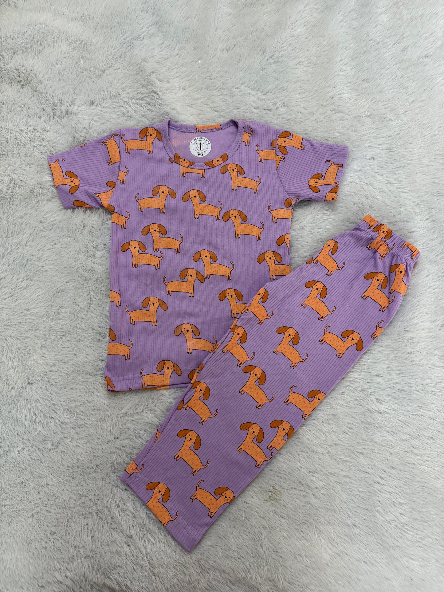*READY TO DISPATCH* - Kids Wear - Unisex Pyjama set - Lava pup