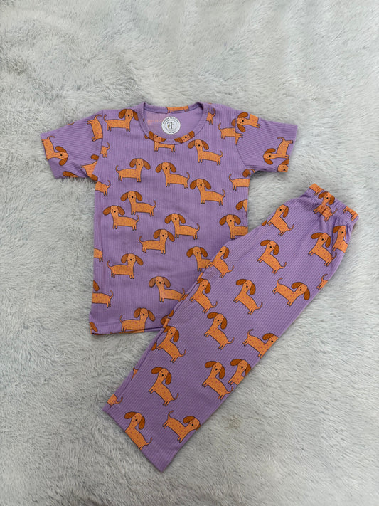 *READY TO DISPATCH* - Kids Wear - Unisex Pyjama set - Lava pup
