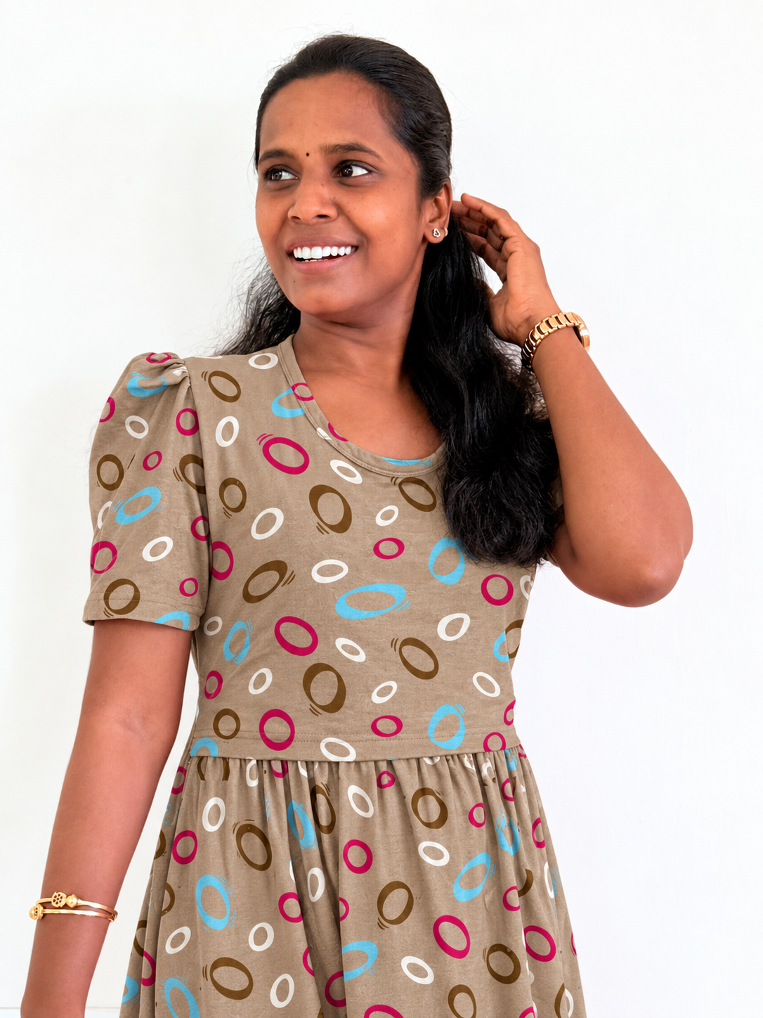 *READY TO DISPATCH* - Premium quality Feeding Lounge wear puff sleeves- Shine Rings pullup